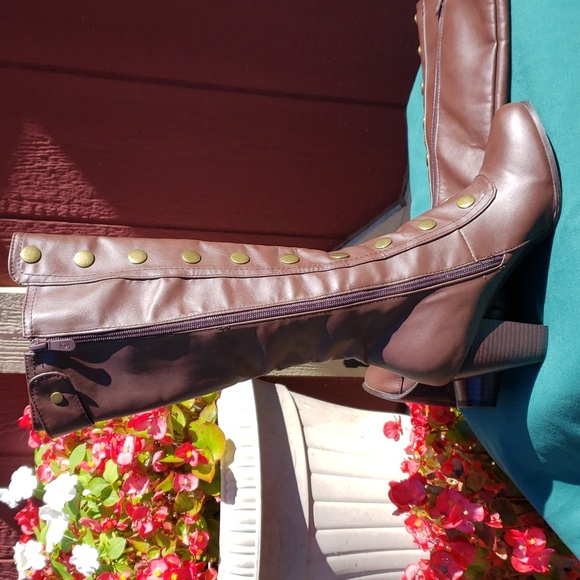 Brown Tall Boots - Picture 2 of 5